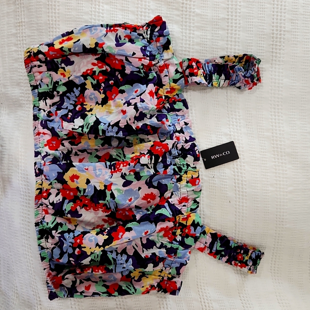 Floral crop top